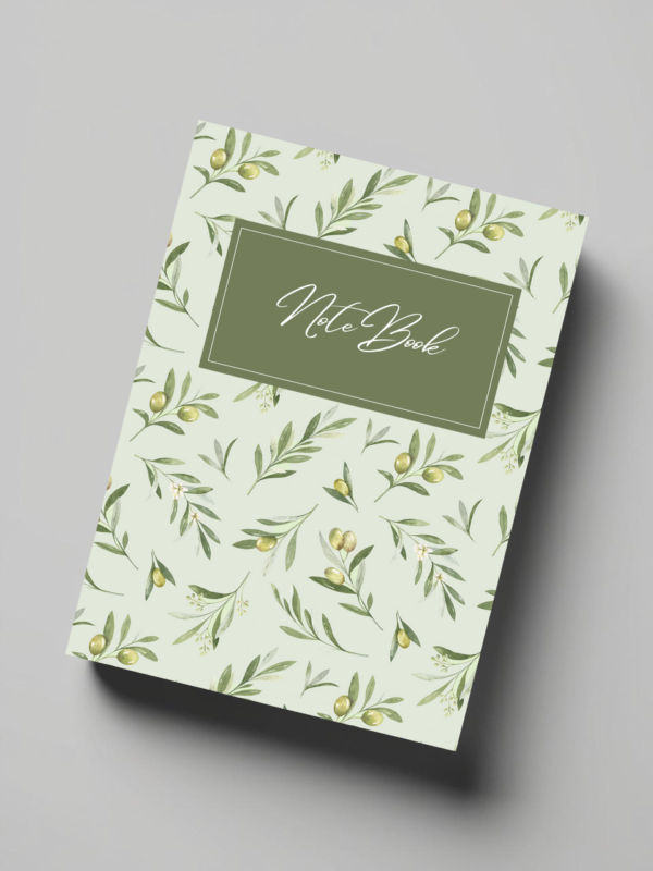Olive print Journal / Notebook